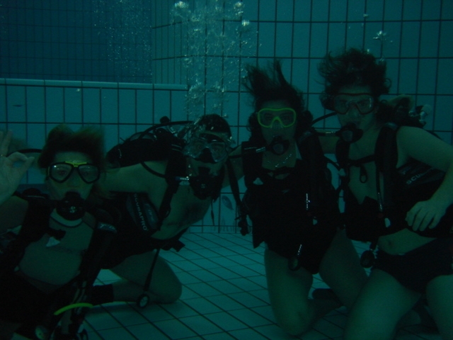 Bapteme de mergulho na piscina -9999- FOSSE em Villeneuve la Garenne 